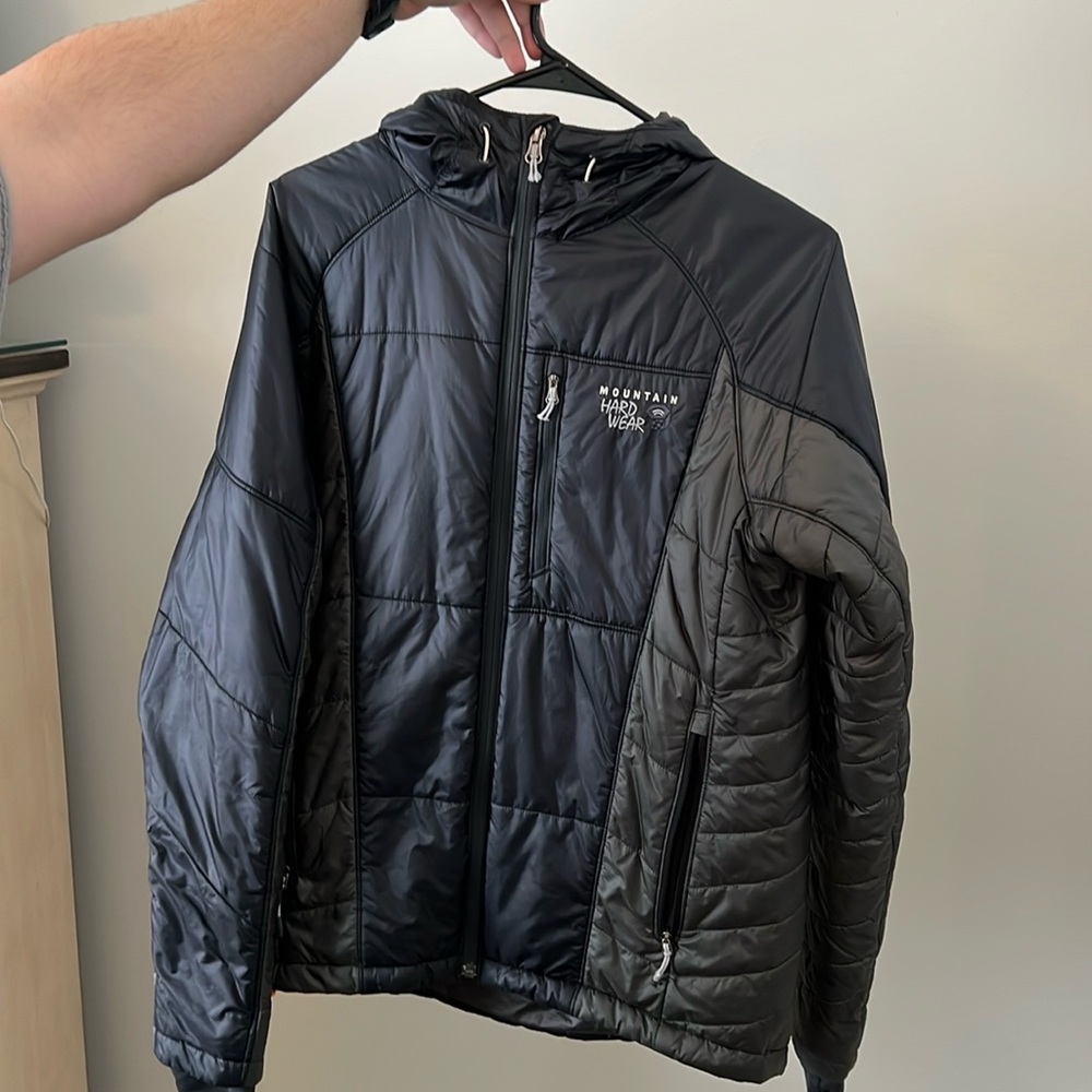 Mountain hardware, men’s size, small, puffer, jacket with hood
